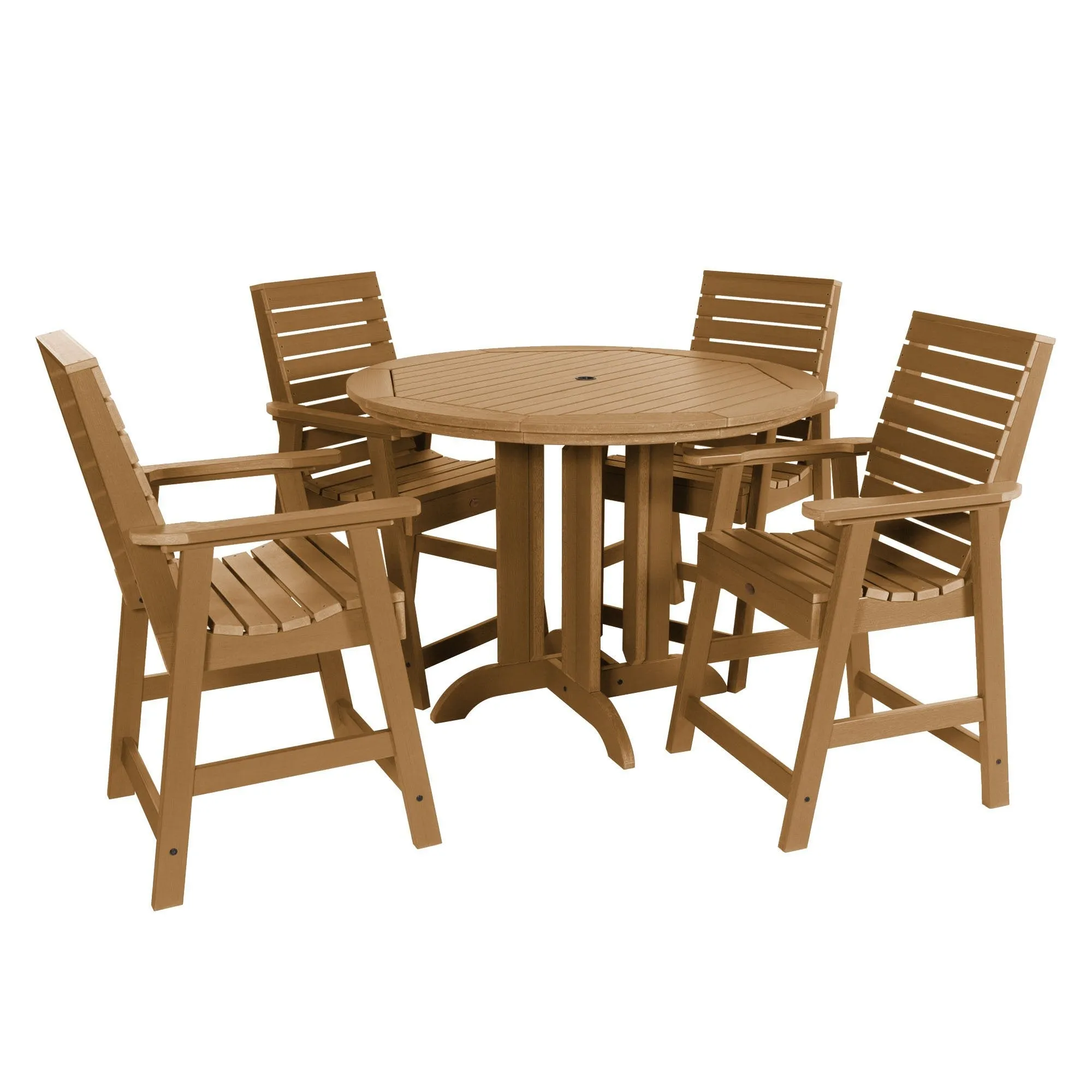 Weatherly 5pc 48in Round Dining Set - Counter Height