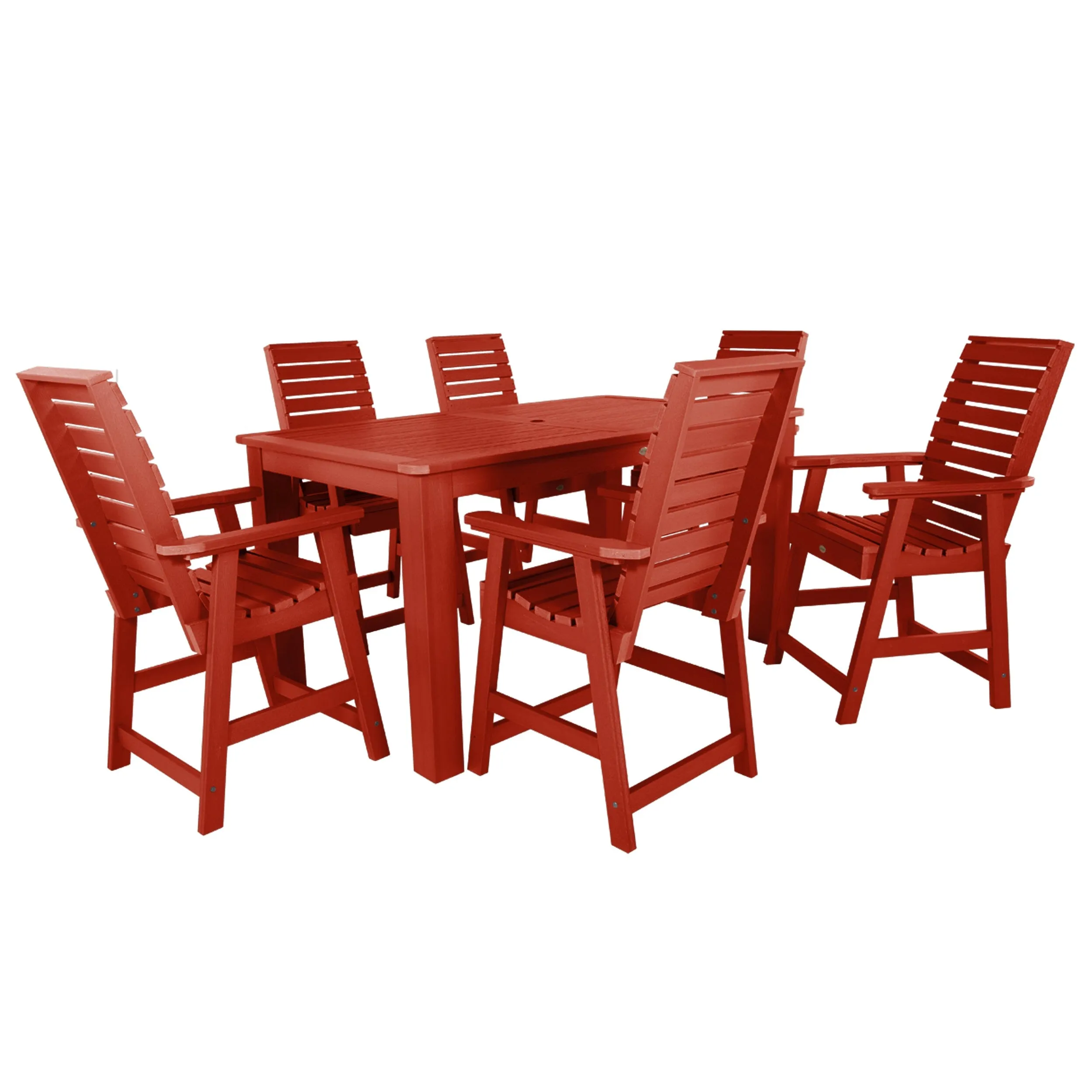 Weatherly 7pc Rectangular Dining Set 42in x 72in - Counter Height