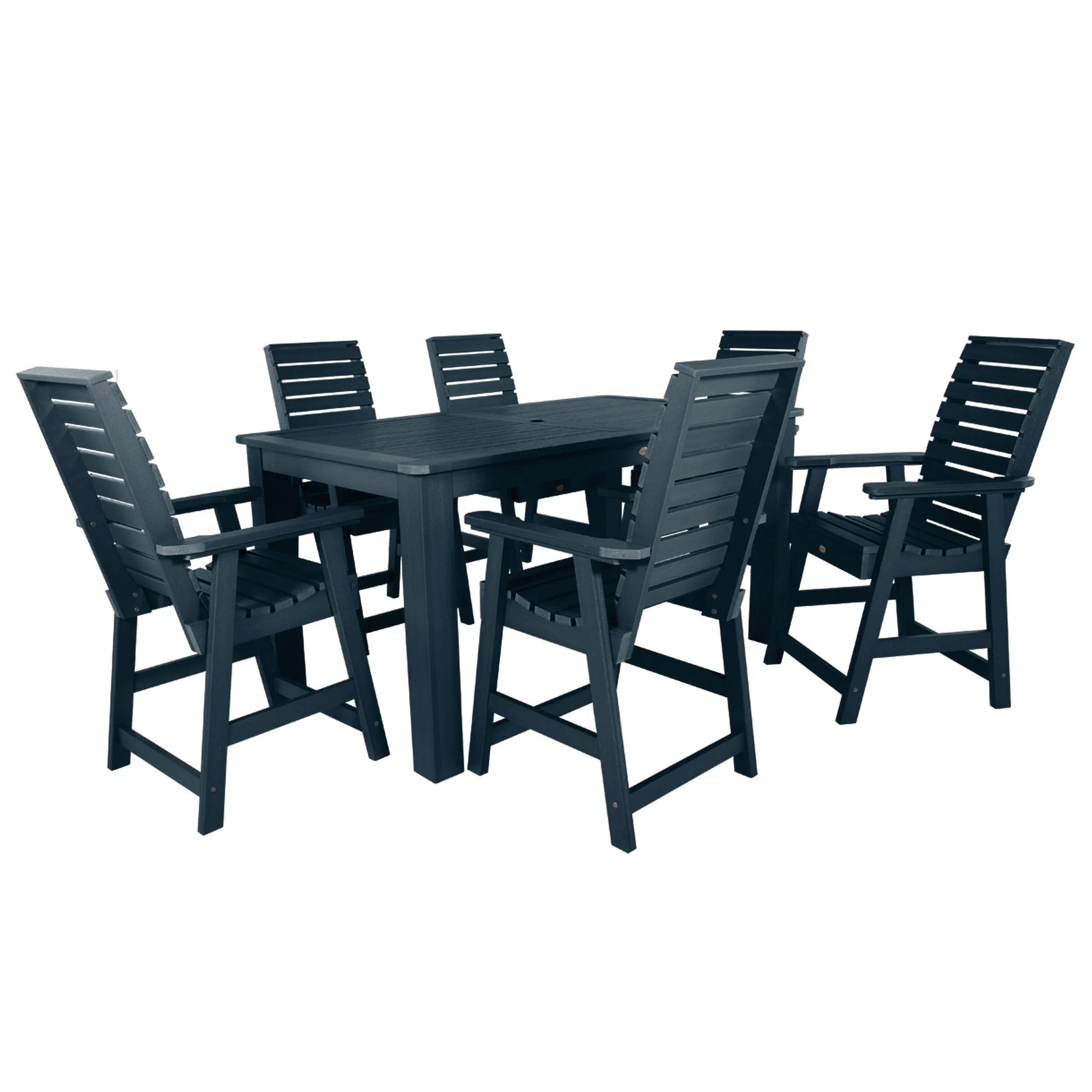 Weatherly 7pc Rectangular Dining Set 42in x 72in - Counter Height